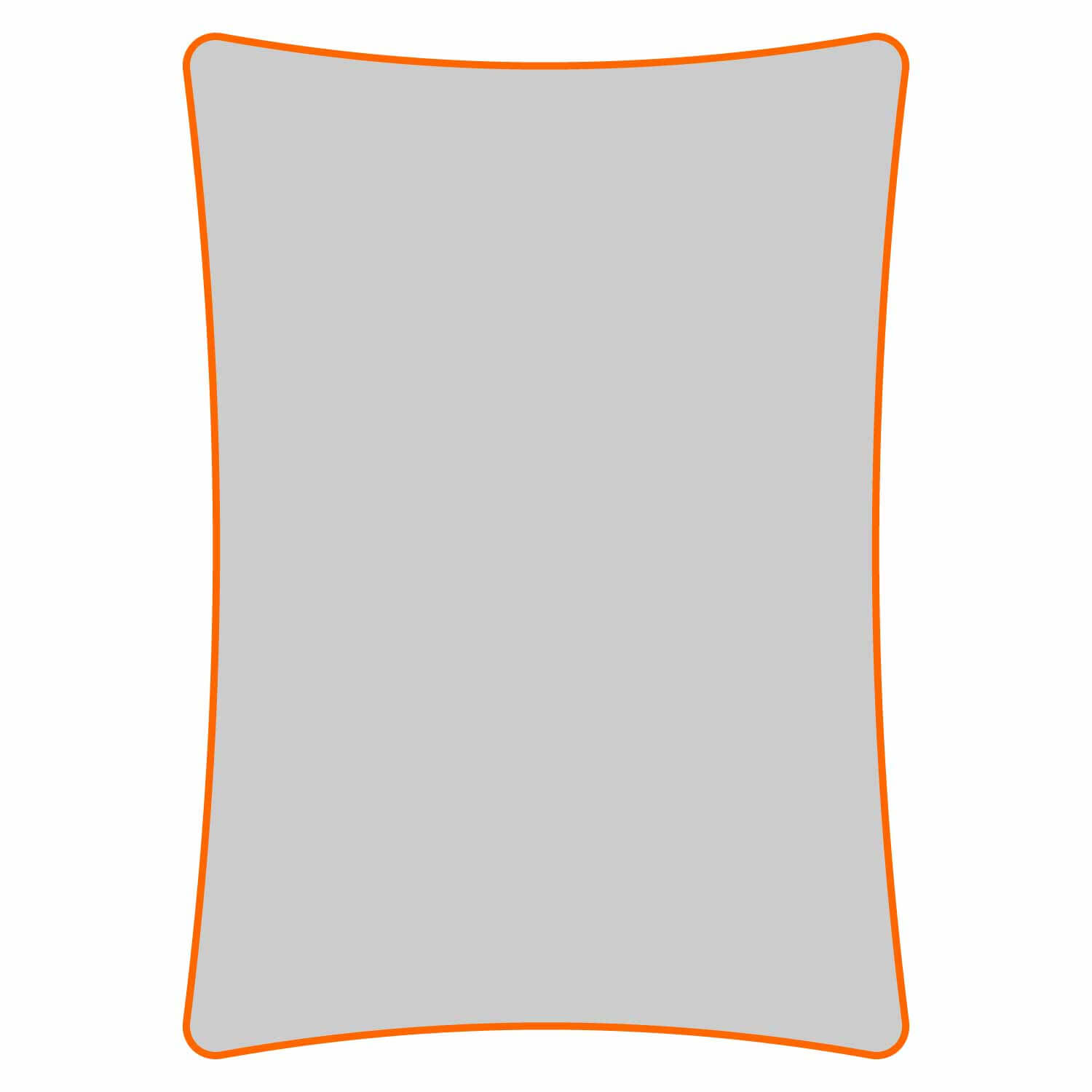 Klemmbretter in konkaver Form