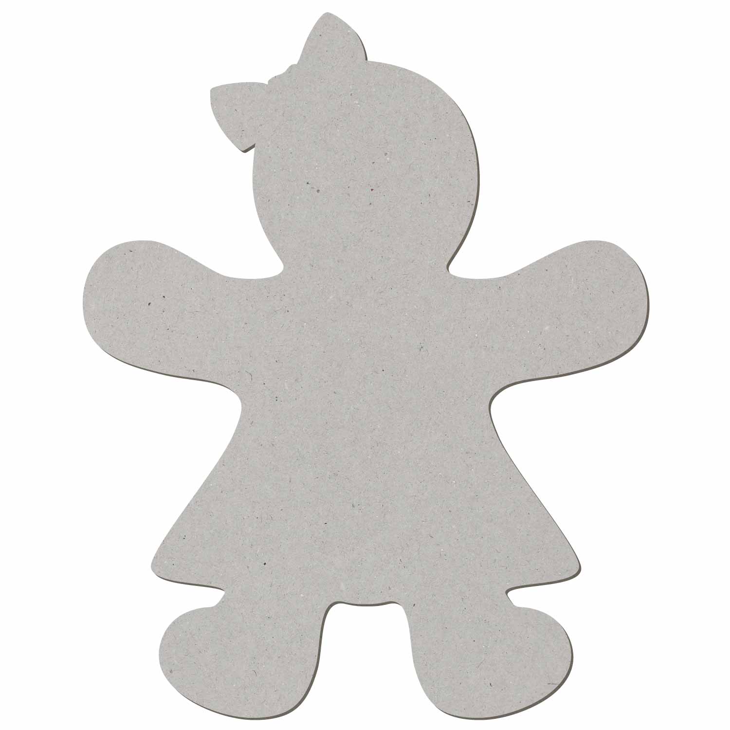 Lebkuchenfrau Pappe Zuschnitt 5–50 cm