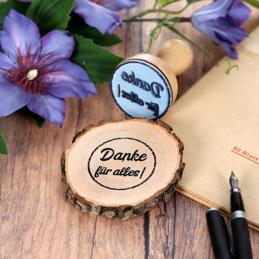 Stempel — Motiv- und Textstempel, in Handarbeit gefertigt